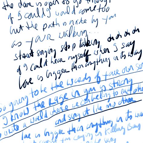 U2Songs.com - Bono has contributed handwritten lyrics for... | Facebook