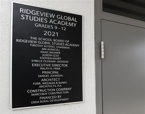 Ridgeview Global Studies Academy (Davenport, FL) — Furr, Wegman & Banks ...