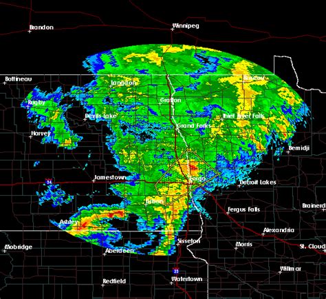 Interactive Hail Maps - Hail Map for Moorhead, MN