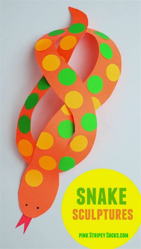 Twisty Snake Sculpture! (Template Included) | Pink Stripey Socks