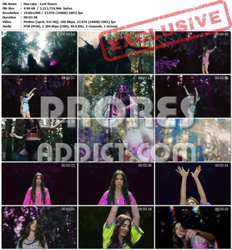 Dua Lipa – Last Dance – ProRes Addict – The Music video collector