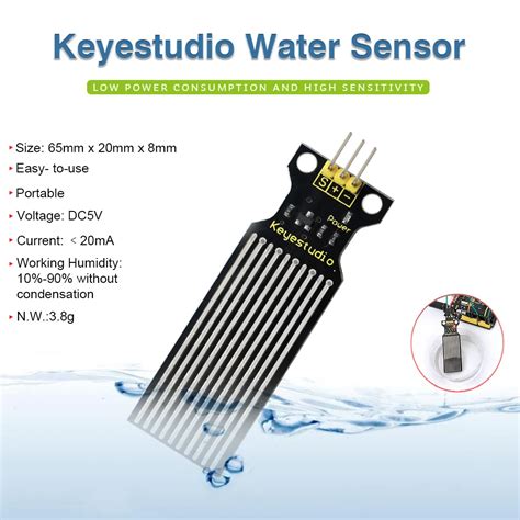 Free shipping!Keyestudio Water Sensor for Arduino-in Sensors from Electronic Components ...