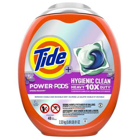 Save on Tide + Power PODS Hygienic Clean Laundry Detergent Pacs Spring ...