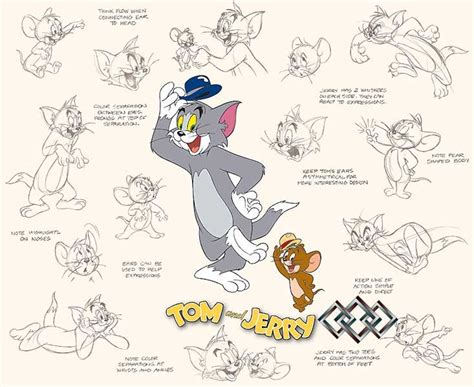 Tom and Jerry Character sheet | Cartoon drawings, Disney drawings ...