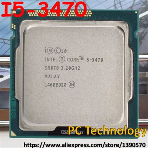 Original Intel Core I5 3470 3.2GHz CPU 6M LGA1155 77W I5 3470 desktop ...