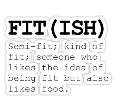 Fitish Also Like Food Sticker by TheBestStore | Fitish, Foodies jokes, Food stickers