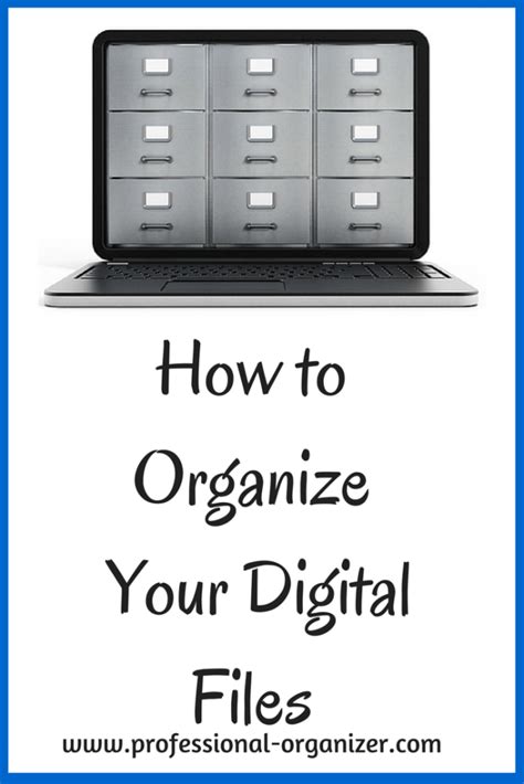 How to Organize Digital Files - Ellen's Blog, Professional Organizing for Kingwood & Houston