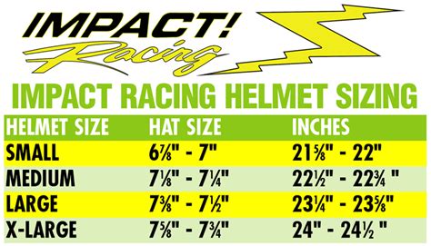 Bell Helmet Sizing Chart