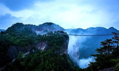 A bridge in Xianju, Zhejiang Province in east China. Xianju (仙居) in Chinese means land of ...