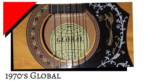 Korean made GLOBAL classical acoustic guitar - YouTube