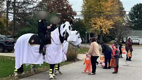 Likened to KKK: Ghost costumes on Ohio police horses cause controversy | Flipboard