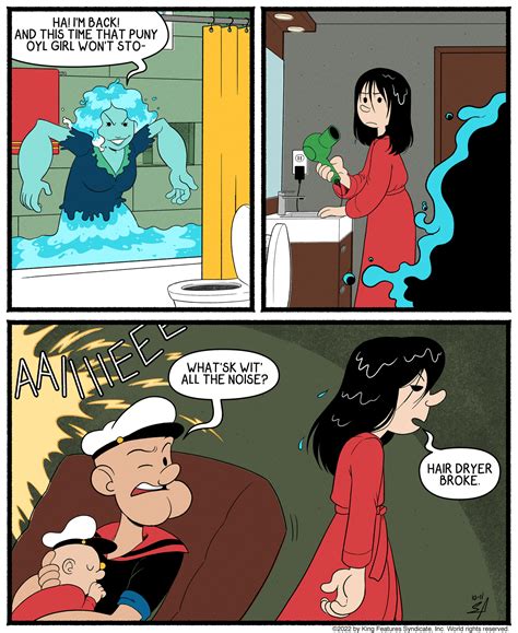 Comics Kingdom | Olive & Popeye by Emi Burdge & Randy Milholland