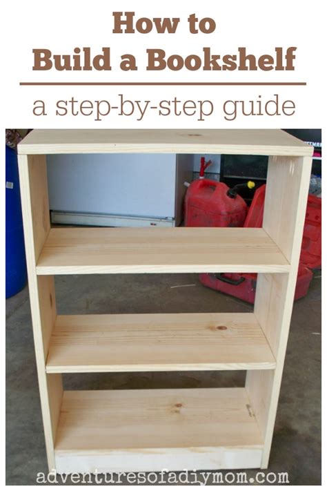 How to Build a Bookshelf - Adventures of a DIY Mom