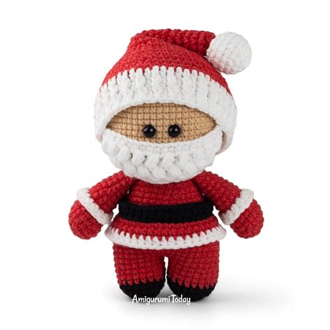 Amigurumi doll in Santa Claus suit pattern - Amigurumi Today