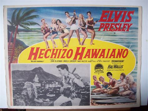 "BLUE HAWAII" MOVIE POSTER - "BLUE HAWAII" MOVIE POSTER