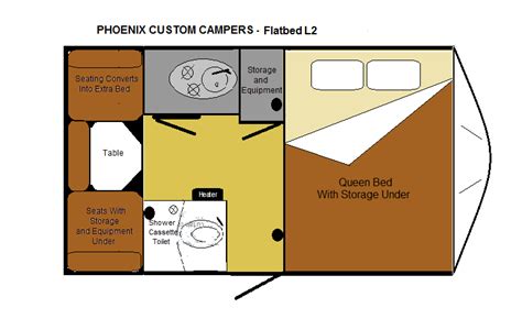 Chalet Pop Up Camper Floor Plan