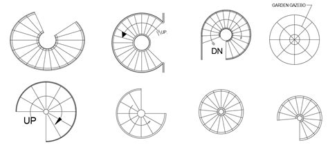 How To Draw Circular Stairs