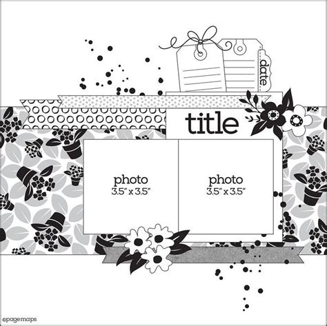 699 besten Scrapbooking Sketches Bilder auf Pinterest | Layouts für ...