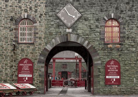 The old clock at the National Slate Museum in Llanberis, north Wales | Museum Wales