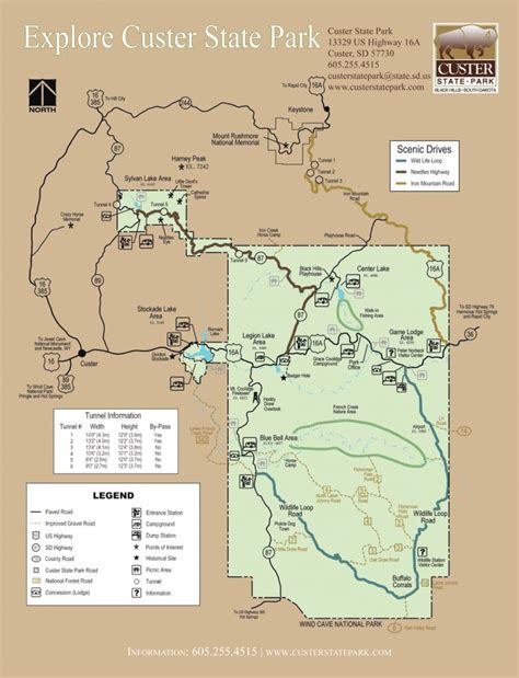 Custer State Park Map - Printable Map