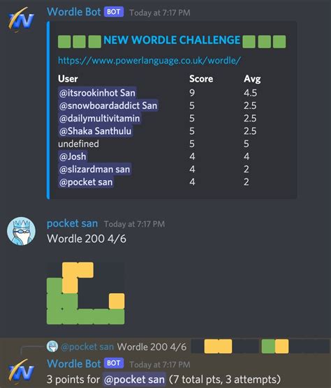 GitHub - kevintrankt/discord-wordle-bot: A Discord bot that keeps a Wordle leaderboard