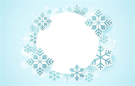 Snowflakes Winter Concept 1594347 Vector Art at Vecteezy