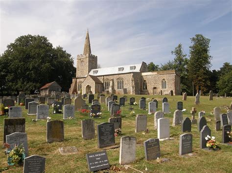 HD wallpaper: polstead church, churchyard, headstones, graveyard, cemetery | Wallpaper Flare