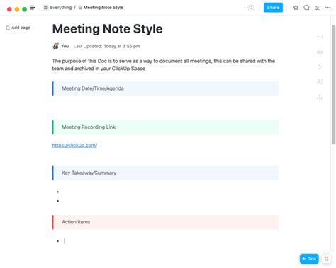 15 Free Evernote Templates for Note-Taking in 2024 | ClickUp