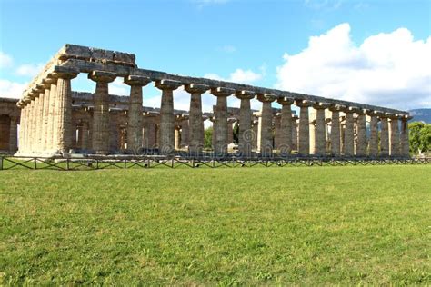 The Temple of Hera - Paestum Stock Photo - Image of athenian, italy: 113277650