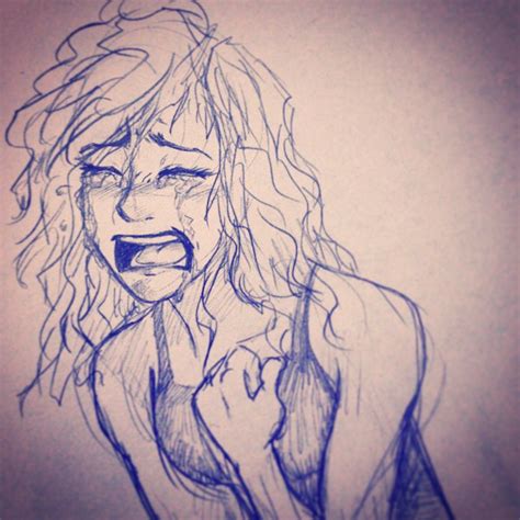 Depressed Girl Crying Drawing at GetDrawings | Free download