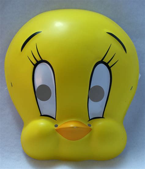 Looney Tunes Tweety Bird Vintage Halloween Mask Rubies 1994 Costume PVC ...