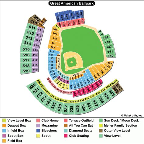 Cincinnati Reds Seating Map | Review Home Decor