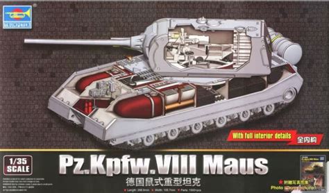 Trumpeter 09541 1/35 German Pz.Kpfw.VIII Maus with Full Interior