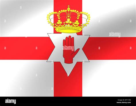 La bandera de Irlanda del Norte Fotografía de stock - Alamy