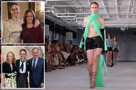 Kamala Harris' step-daughter Ella Emhoff bares breast on NYFW runwa...