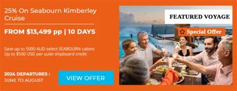 PONANT KIMBERLEY CRUISE DEALS AND SPECIALS