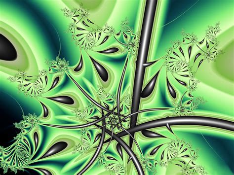 Green Fractal Wallpaper - WallpaperSafari