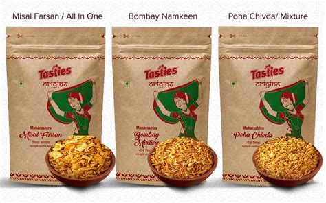 Buy Tasties Origins Five Famous Authentic Maharashtra Snacks Online at ...