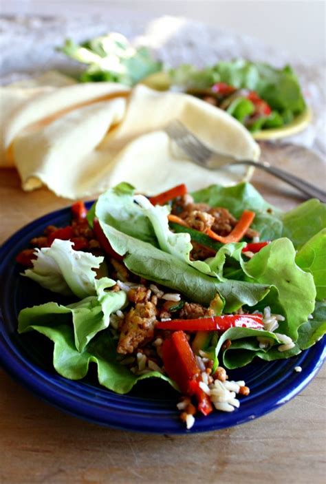 Asian Chicken Lettuce Wraps - Simple And Savory