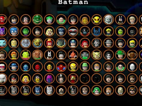 LEGO Batman 3 Beyond Gotham - ALL CHARACTERS UNLOCKED - YouTube