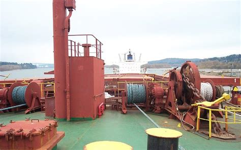 Merchant Vessel Deck Photograph