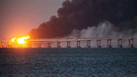 Day after massive Crimea bridge blast, traffic resumes on key link to ...