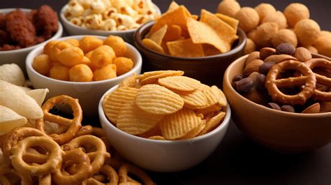 Various Snack Food And Snack Foods Background, Picture Of Snack Background Image And Wallpaper ...