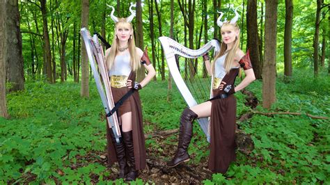 WORLD OF WARCRAFT (Elwynn Forest) Harp Twins - Electric Harp | World of warcraft, Twins, Warcraft