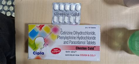 Cipla Cheston Cold Cetirizine Tablet at Rs 385/box | Cetirizine Tablet in Nagpur | ID: 24280760888