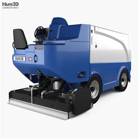 Zamboni Model 650 Electric Ice resurfacer 3D model - Vehicles on Hum3D