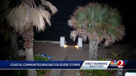 Coastal communities in Volusia County bracing for severe storms