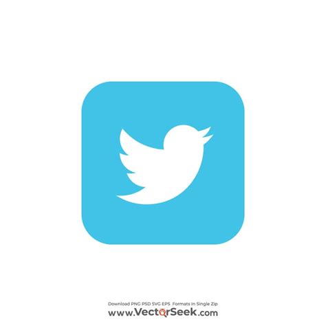 Twitter Square Blue and White Logo Vector - (.Ai .PNG .SVG .EPS Free ...