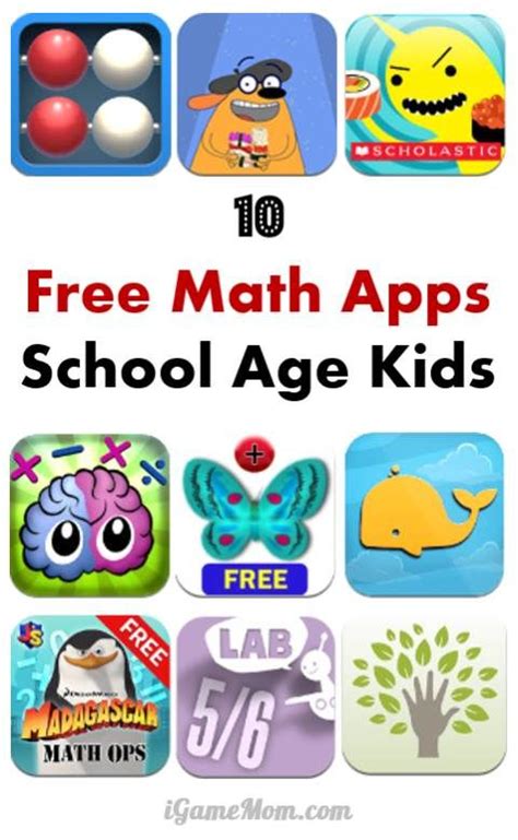 10 Free Math Apps for Elementary School Kids