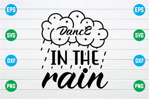 Dance in the Rain Svg Graphic by smart design · Creative Fabrica